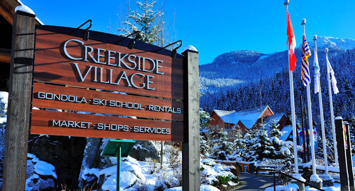 Whistler Creekside Sign